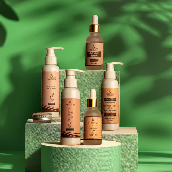 Alfusas 5-in-1 Complete Skincare Kit with Free Lip Balm